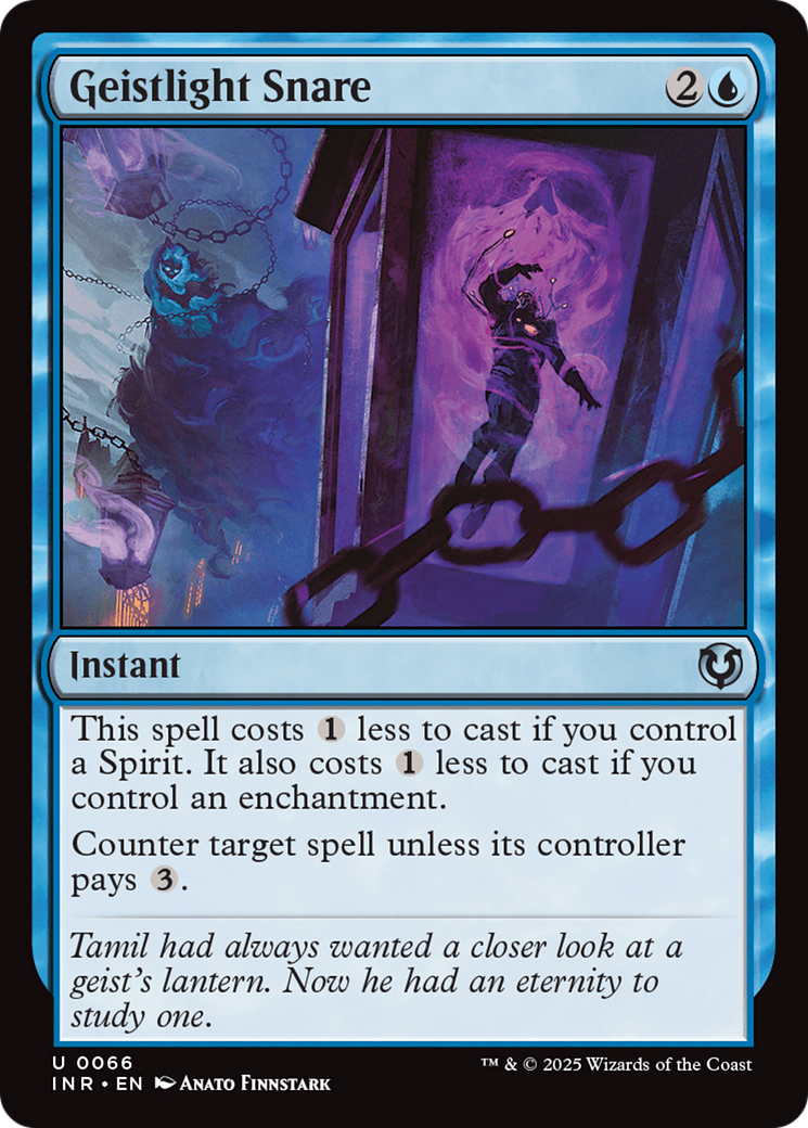 Geistlight Snare (-066) - Innistrad Remastered - Premium MTG Single from Wizards of the Coast - Just $0.25! Shop now at Game Crave Tournament Store
