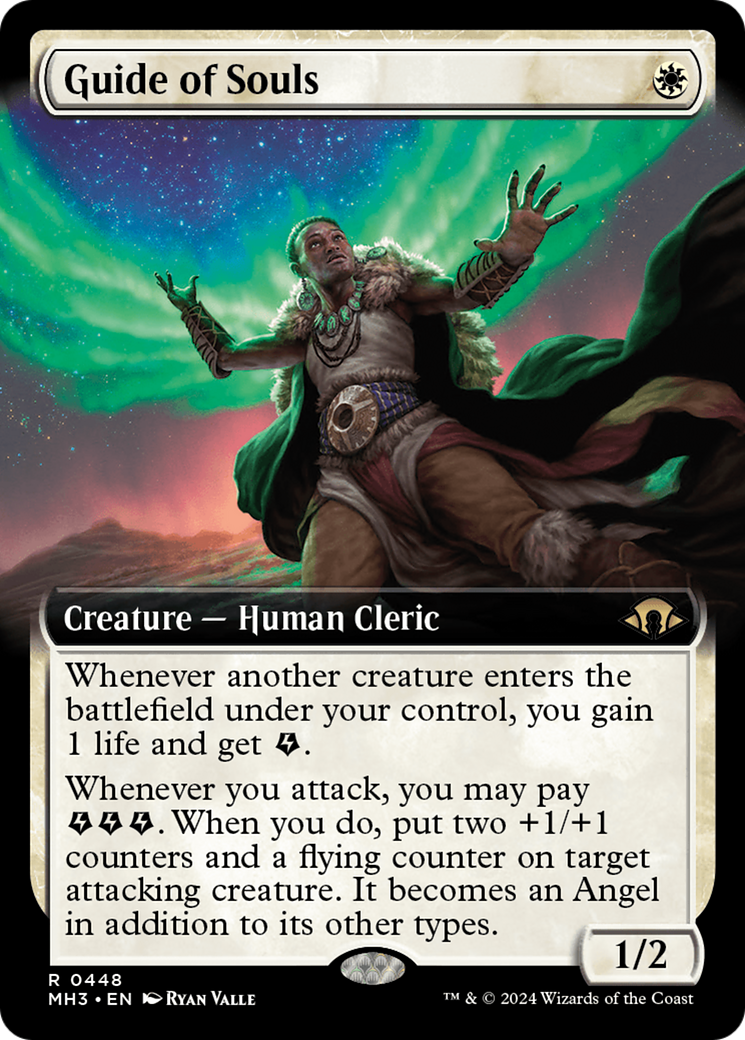 Guide of Souls (MH3-448) - Modern Horizons 3: (Extended Art) - Premium MTG Single from Wizards of the Coast - Just $3.30! Shop now at Game Crave Tournament Store