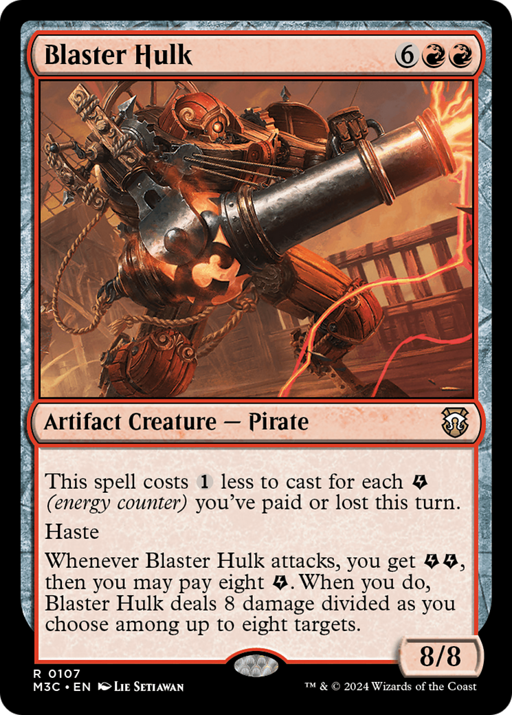 Blaster Hulk (M3C-107) - Modern Horizons 3 Commander - Premium MTG Single from Wizards of the Coast - Just $0.25! Shop now at Game Crave Tournament Store