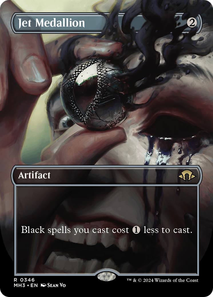 Jet Medallion (MH3-346) - Modern Horizons 3 (Borderless) - Premium MTG Single from Wizards of the Coast - Just $10.26! Shop now at Game Crave Tournament Store