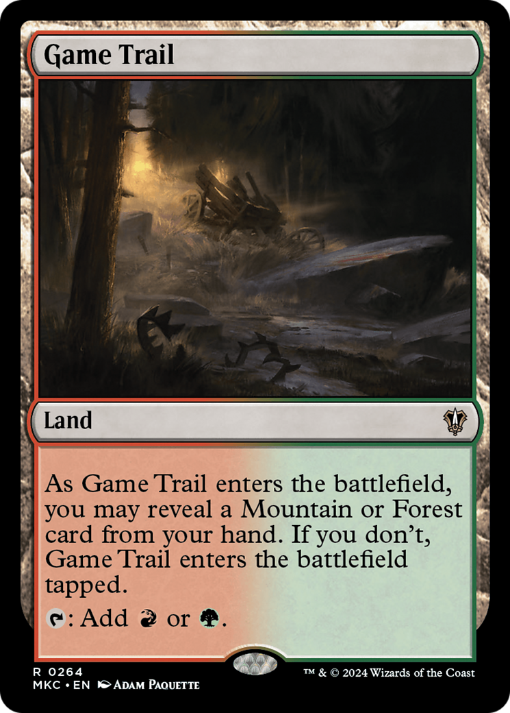 Game Trail (MKC-264) - Murders at Karlov Manor Commander - Premium MTG Single from Wizards of the Coast - Just $0.25! Shop now at Game Crave Tournament Store