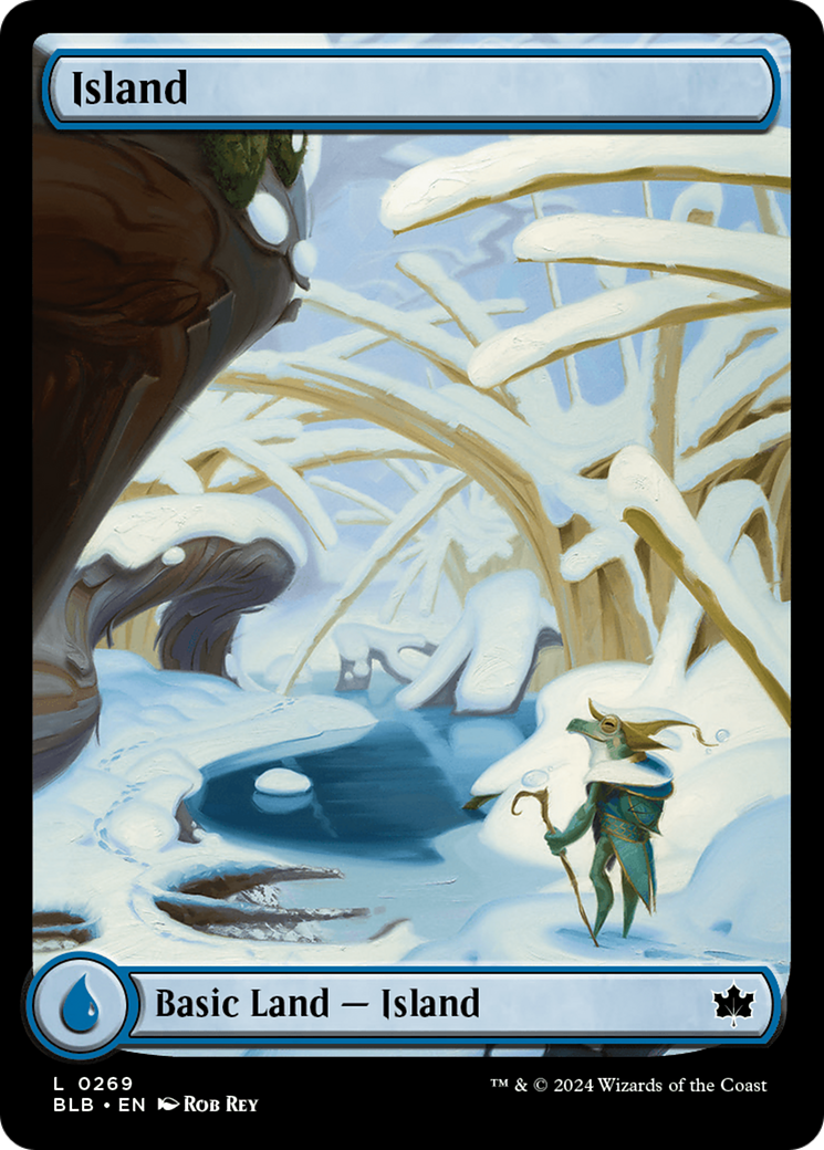 Island (BLB-269) - Bloomburrow Foil - Premium MTG Single from Wizards of the Coast - Just $0.41! Shop now at Game Crave Tournament Store
