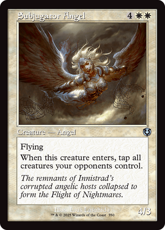 Subjugator Angel (Retro Frame) (-350) - Innistrad Remastered Foil - Premium MTG Single from Wizards of the Coast - Just $0.51! Shop now at Game Crave Tournament Store
