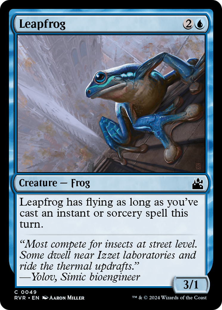 Leapfrog (RVR-049) - Ravnica Remastered - Premium MTG Single from Wizards of the Coast - Just $0.23! Shop now at Game Crave Tournament Store