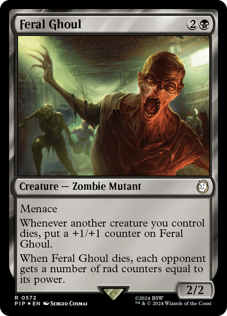 Feral Ghoul (PIP-572) - Fallout - Premium MTG Single from Wizards of the Coast - Just $2.91! Shop now at Game Crave Tournament Store