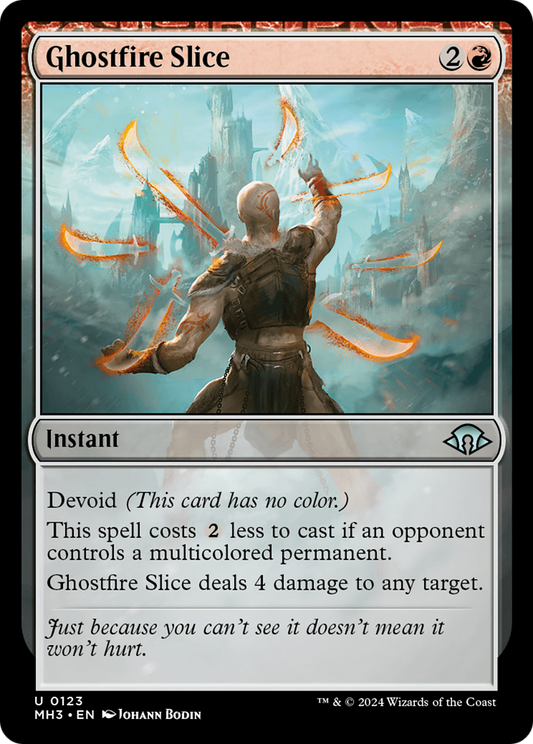 Ghostfire Slice (MH3-123) - Modern Horizons 3 - Premium MTG Single from Wizards of the Coast - Just $0.25! Shop now at Game Crave Tournament Store