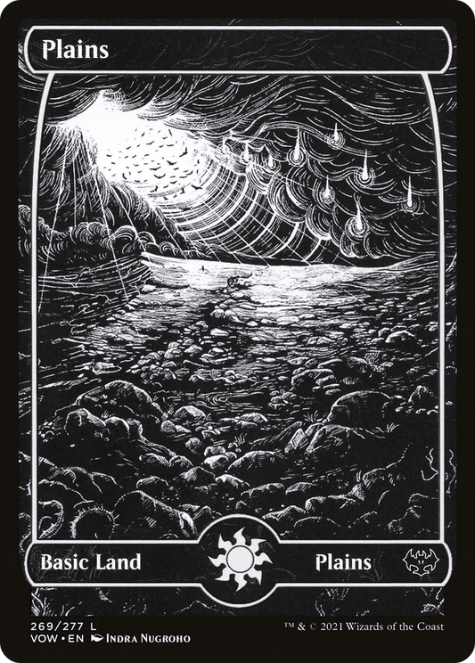 Plains (VOW-269) - Innistrad: Crimson Vow: (Showcase) - Premium MTG Single from Wizards of the Coast - Just $0.08! Shop now at Game Crave Tournament Store