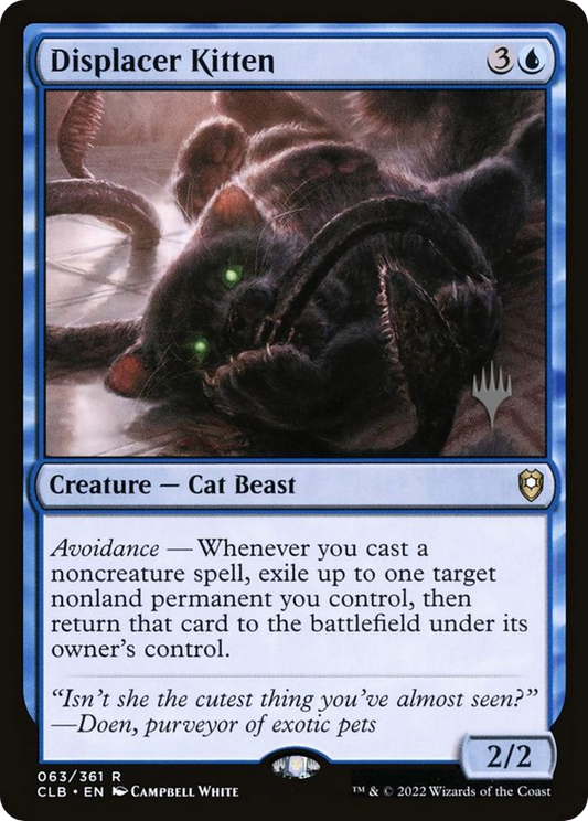 Displacer Kitten (PPLCI-63P) - Battle for Baldur's Gate Promos: (stamped)