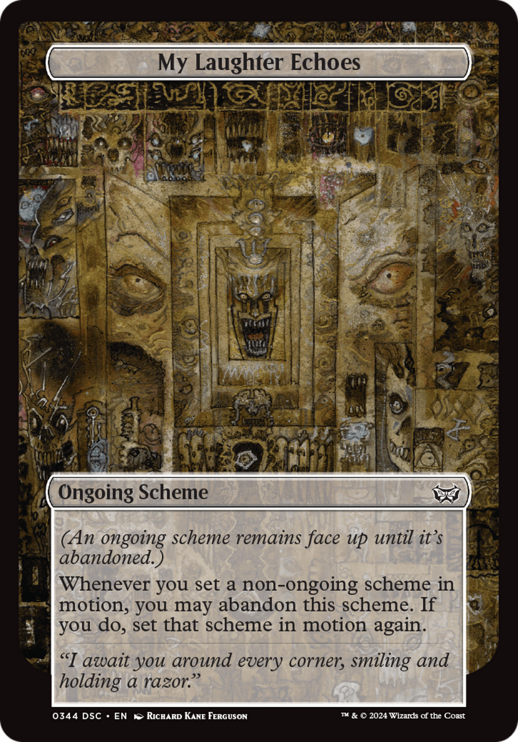 My Laughter Echoes (DSC-344) - Duskmourn: House of Horror Commander - Premium MTG Single from Wizards of the Coast - Just $0.48! Shop now at Game Crave Tournament Store