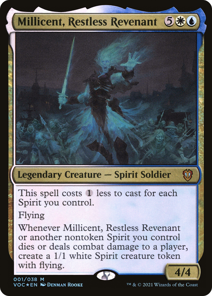 Millicent, Restless Revenant (VOC-001) - Crimson Vow Commander - Premium MTG Single from Wizards of the Coast - Just $0.08! Shop now at Game Crave Tournament Store