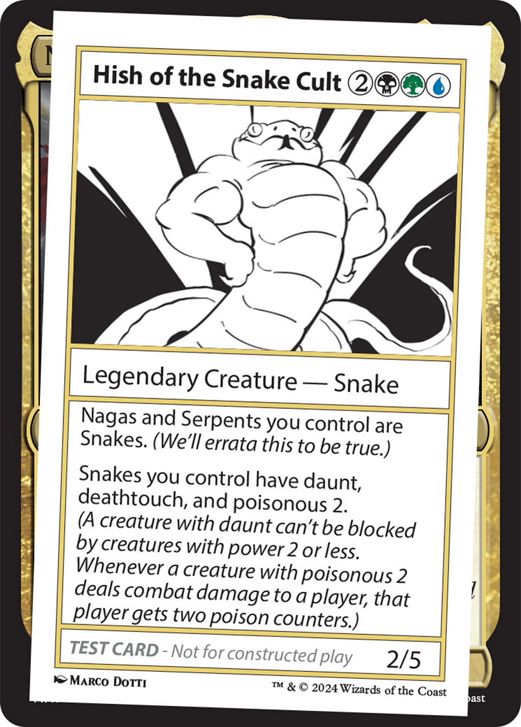 Hish of the Snake Cult (MB2-356) - Mystery Booster 2 - Premium MTG Single from Wizards of the Coast - Just $0.27! Shop now at Game Crave Tournament Store