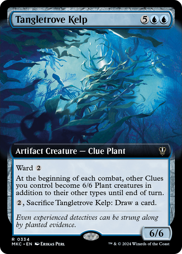 Tangletrove Kelp (MKC-334) - Murders at Karlov Manor Commander: (Extended Art) - Premium MTG Single from Wizards of the Coast - Just $0.42! Shop now at Game Crave Tournament Store