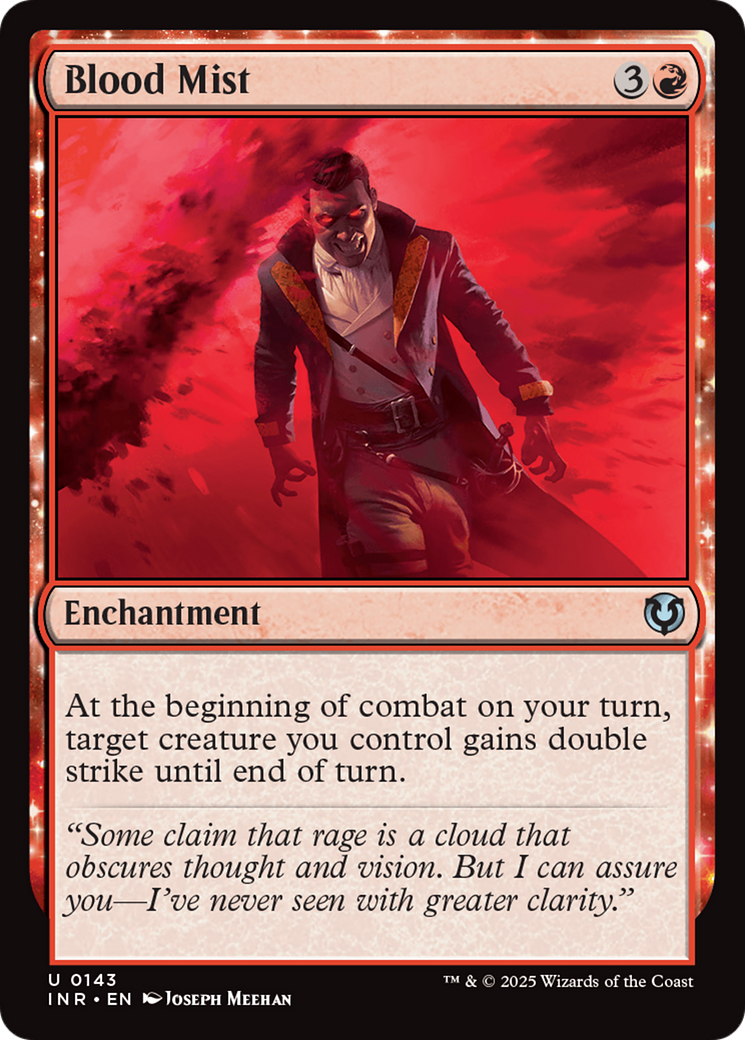 Blood Mist (-143) - Innistrad Remastered Foil - Premium MTG Single from Wizards of the Coast - Just $0.25! Shop now at Game Crave Tournament Store