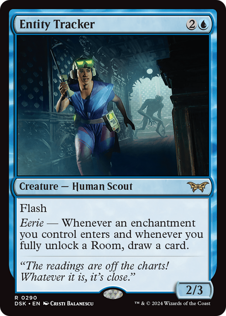 Entity Tracker (DSK-290) - Duskmourn: House of Horror - Premium MTG Single from Wizards of the Coast - Just $0.97! Shop now at Game Crave Tournament Store