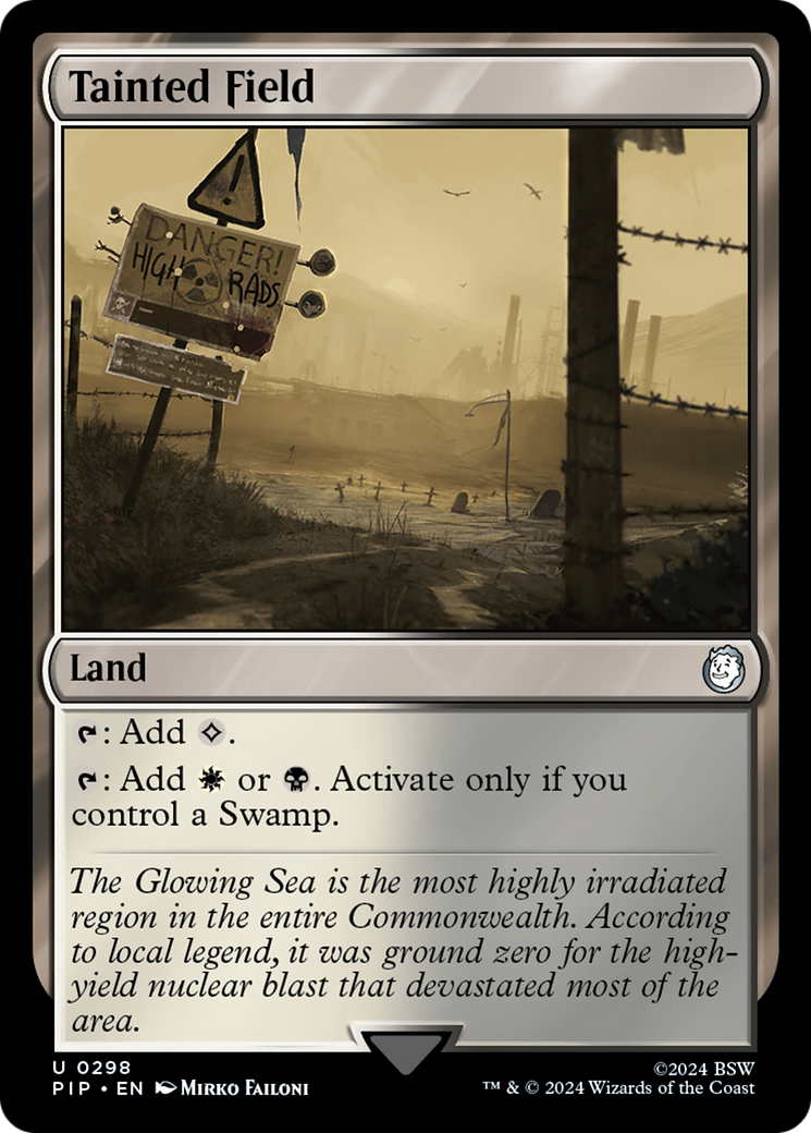 Tainted Field (PIP-298) - Fallout - Premium MTG Single from Wizards of the Coast - Just $0.25! Shop now at Game Crave Tournament Store