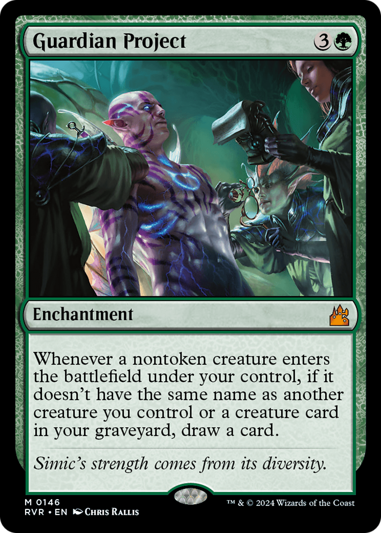 Guardian Project (RVR-146) - Ravnica Remastered Foil - Premium MTG Single from Wizards of the Coast - Just $8.43! Shop now at Game Crave Tournament Store