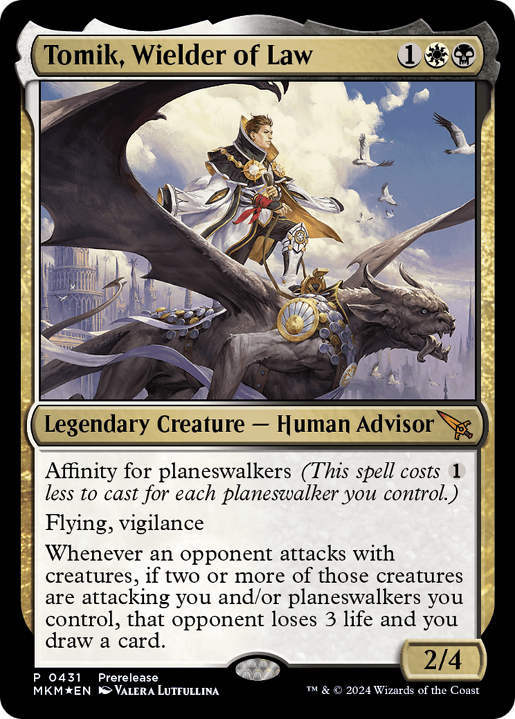 Tomik, Wielder of Law (MKM-431) - Murders at Karlov Manor - Premium MTG Single from Wizards of the Coast - Just $0.81! Shop now at Game Crave Tournament Store
