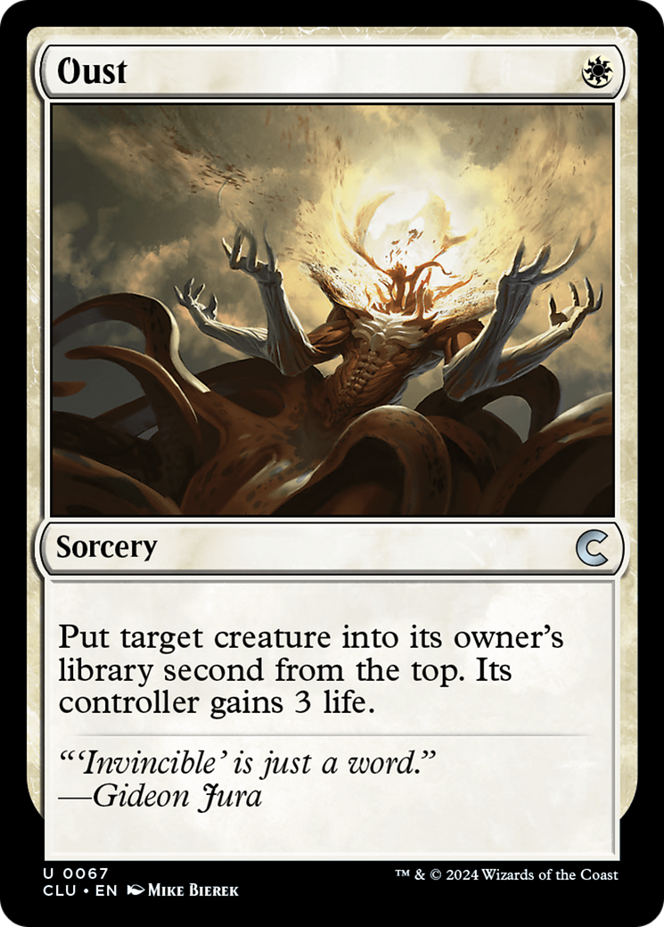 Oust (CLU-067) - Ravnica: Clue Edition - Premium MTG Single from Wizards of the Coast - Just $0.25! Shop now at Game Crave Tournament Store