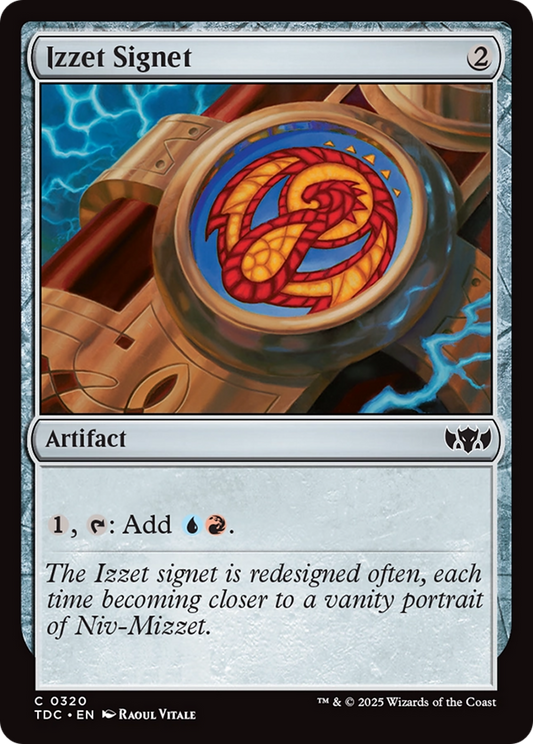 Izzet Signet (TDC-320) - Tarkir: Dragonstorm Commander - Premium MTG Single from Wizards of the Coast - Just $0.08! Shop now at Game Crave Tournament Store