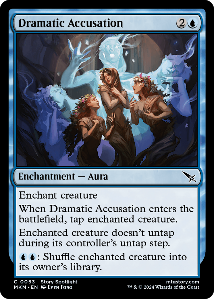 Dramatic Accusation (MKM-053) - Murders at Karlov Manor - Premium MTG Single from Wizards of the Coast - Just $0.25! Shop now at Game Crave Tournament Store
