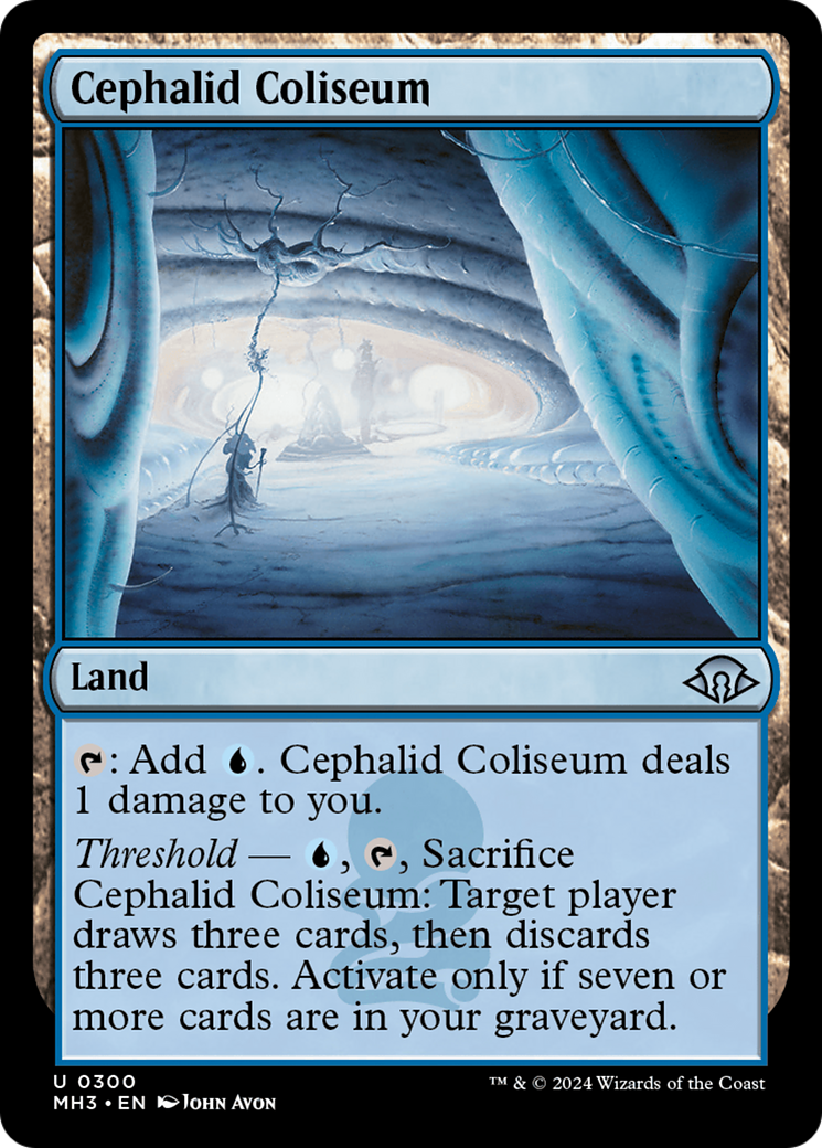 Cephalid Coliseum (MH3-300) - Modern Horizons 3 Foil - Premium MTG Single from Wizards of the Coast - Just $0.35! Shop now at Game Crave Tournament Store
