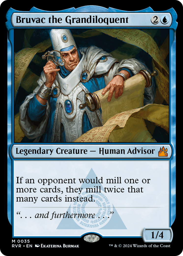 Bruvac the Grandiloquent (RVR-035) - Ravnica Remastered Foil - Premium MTG Single from Wizards of the Coast - Just $33.38! Shop now at Game Crave Tournament Store