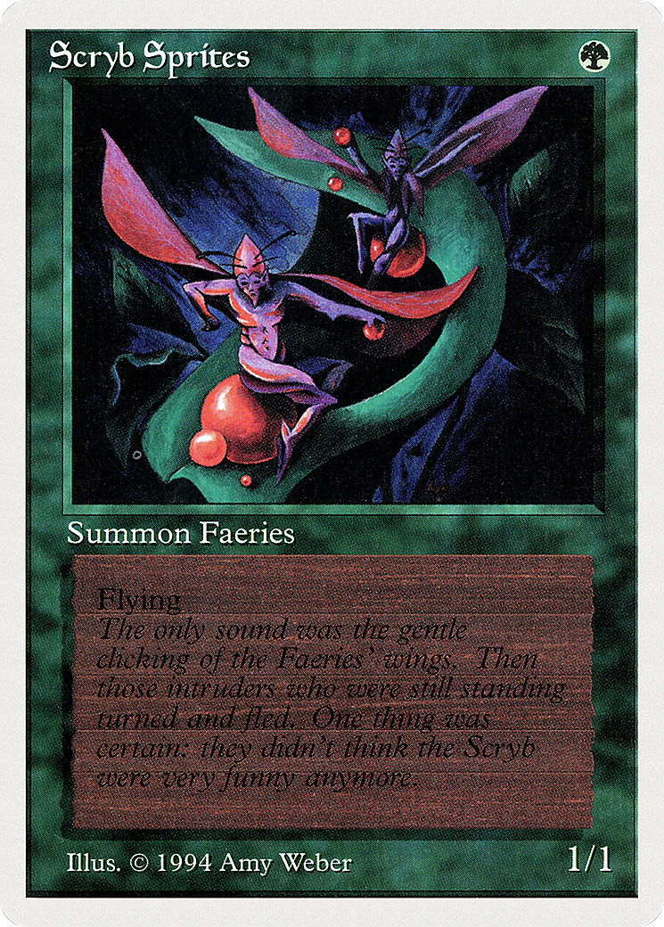 Scryb Sprites (SUM-215) - Summer Magic / Edgar - Premium MTG Single from Wizards of the Coast - Just $0! Shop now at Game Crave Tournament Store