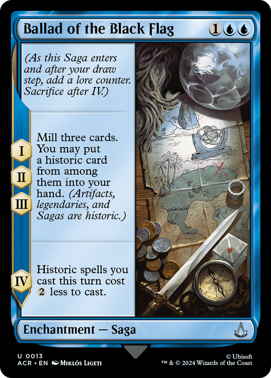 Ballad of the Black Flag (ACR-013) - Assassin's Creed - Premium MTG Single from Wizards of the Coast - Just $0.25! Shop now at Game Crave Tournament Store