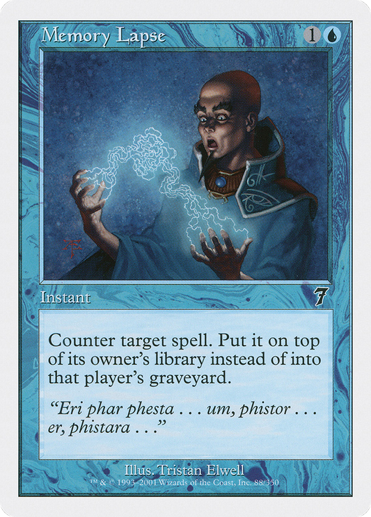 Memory Lapse (7ED-088) - 7th Edition