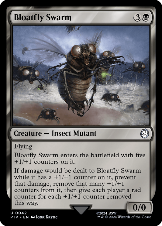 Bloatfly Swarm (PIP-042) - Fallout Foil - Premium MTG Single from Wizards of the Coast - Just $1.90! Shop now at Game Crave Tournament Store