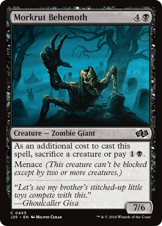 Morkrut Behemoth (J25-465) - Foundations Jumpstart - Premium MTG Single from Wizards of the Coast - Just $0.25! Shop now at Game Crave Tournament Store
