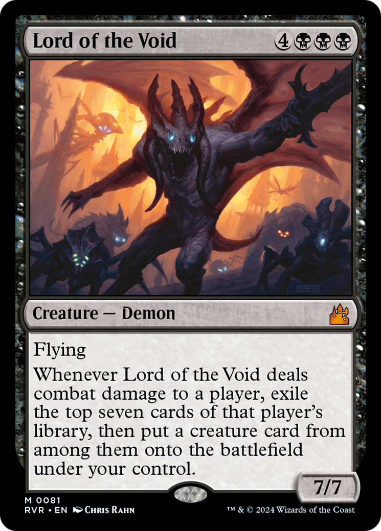 Lord of the Void (RVR-081) - Ravnica Remastered - Premium MTG Single from Wizards of the Coast - Just $10.12! Shop now at Game Crave Tournament Store