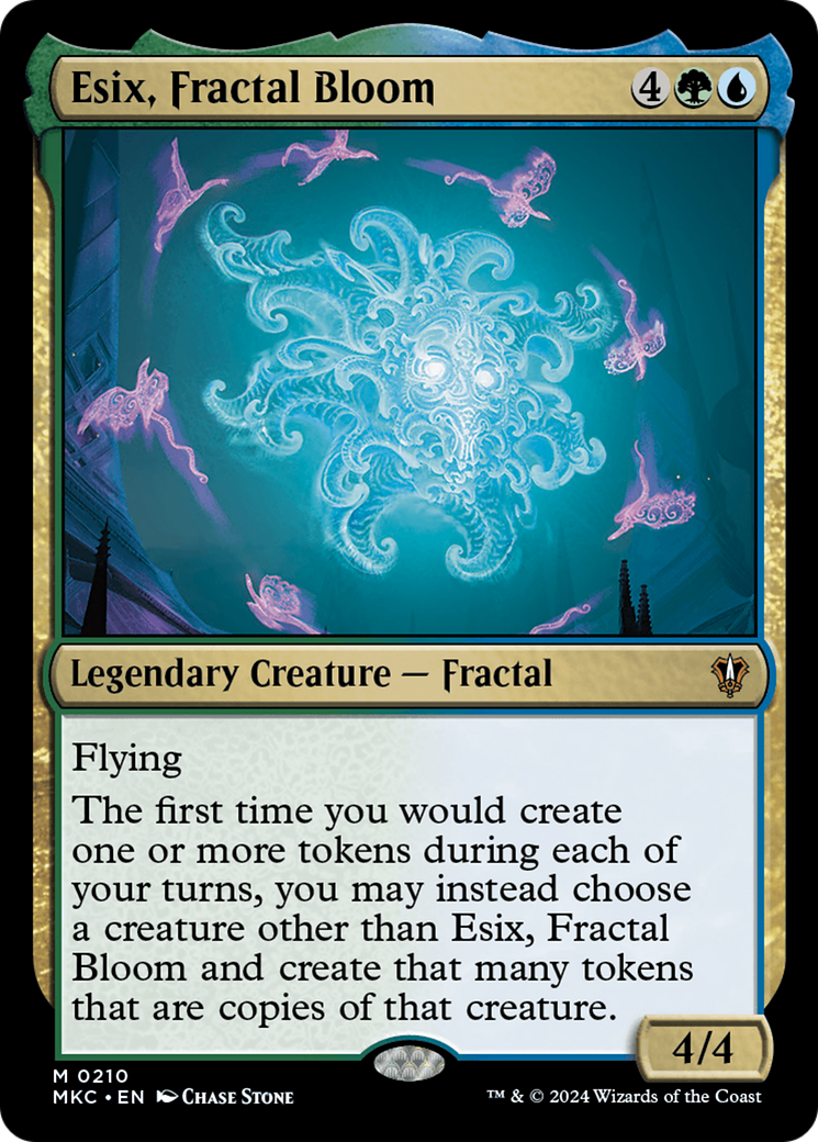Esix, Fractal Bloom (MKC-210) - Murders at Karlov Manor Commander - Premium MTG Single from Wizards of the Coast - Just $0.25! Shop now at Game Crave Tournament Store