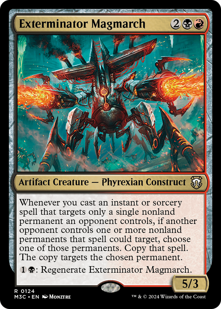 Exterminator Magmarch (M3C-124) - Modern Horizons 3 Commander Foil - Premium MTG Single from Wizards of the Coast - Just $0.25! Shop now at Game Crave Tournament Store