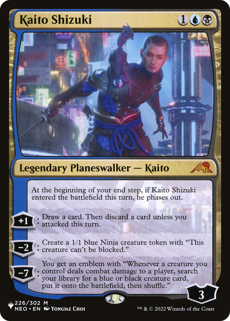 Kaito Shizuki (PLIST-994) - The List - Premium MTG Single from Wizards of the Coast - Just $1.73! Shop now at Game Crave Tournament Store