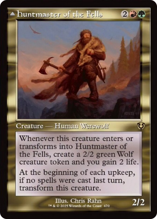 Huntmaster of the Fells (Retro Frame) (-470) - Innistrad Remastered - Premium MTG Single from Wizards of the Coast - Just $0.25! Shop now at Game Crave Tournament Store