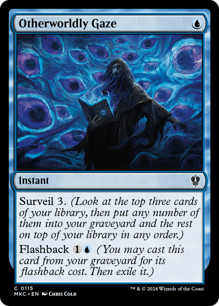 Otherworldly Gaze (MKC-115) - Murders at Karlov Manor Commander - Premium MTG Single from Wizards of the Coast - Just $0.25! Shop now at Game Crave Tournament Store