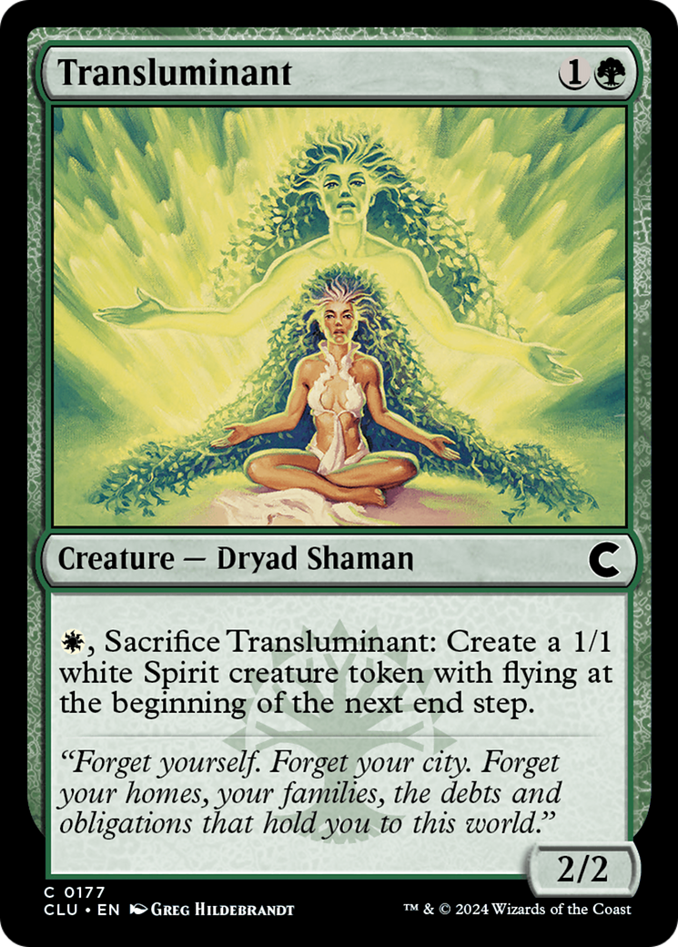 Transluminant (CLU-177) - Ravnica: Clue Edition - Premium MTG Single from Wizards of the Coast - Just $0.25! Shop now at Game Crave Tournament Store