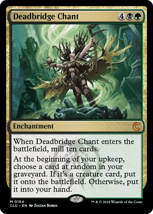 Deadbridge Chant (CLU-184) - Ravnica: Clue Edition - Premium MTG Single from Wizards of the Coast - Just $0.26! Shop now at Game Crave Tournament Store