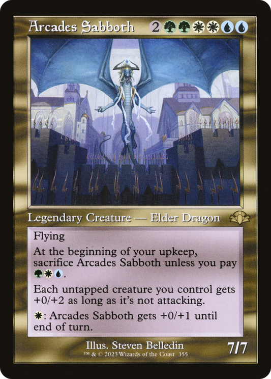 Arcades Sabboth (DMR-355) - Dominaria Remastered Foil - Premium MTG Single from Wizards of the Coast - Just $0.25! Shop now at Game Crave Tournament Store