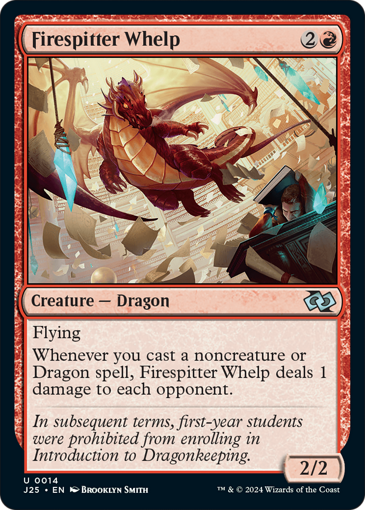 Firespitter Whelp (J25-014) - Foundations Jumpstart - Premium MTG Single from Wizards of the Coast - Just $0.25! Shop now at Game Crave Tournament Store