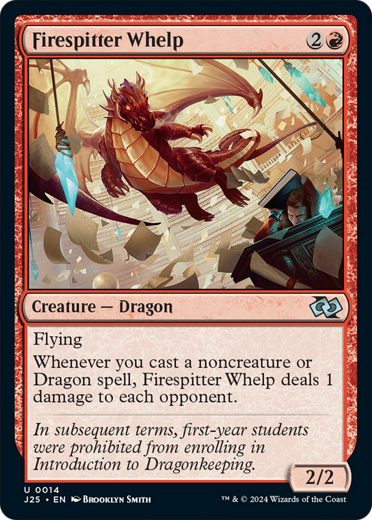 Firespitter Whelp (J25-014) - Foundations Jumpstart - Premium MTG Single from Wizards of the Coast - Just $0.25! Shop now at Game Crave Tournament Store