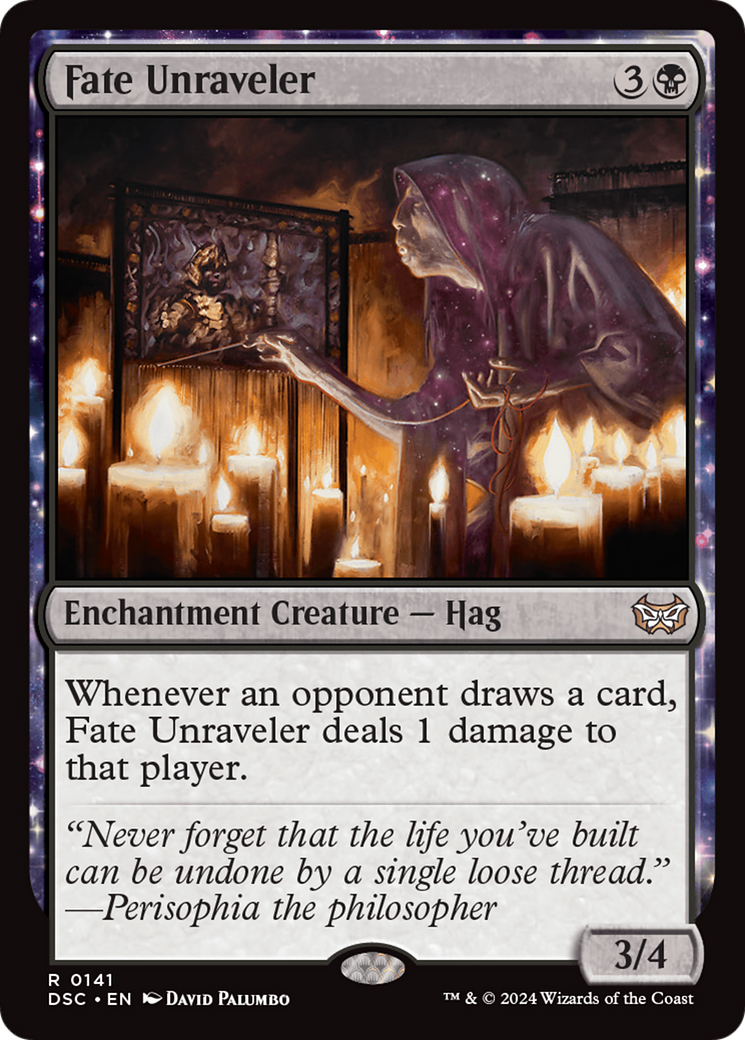 Fate Unraveler (DSC-141) - Duskmourn: House of Horror Commander - Premium MTG Single from Wizards of the Coast - Just $1.15! Shop now at Game Crave Tournament Store
