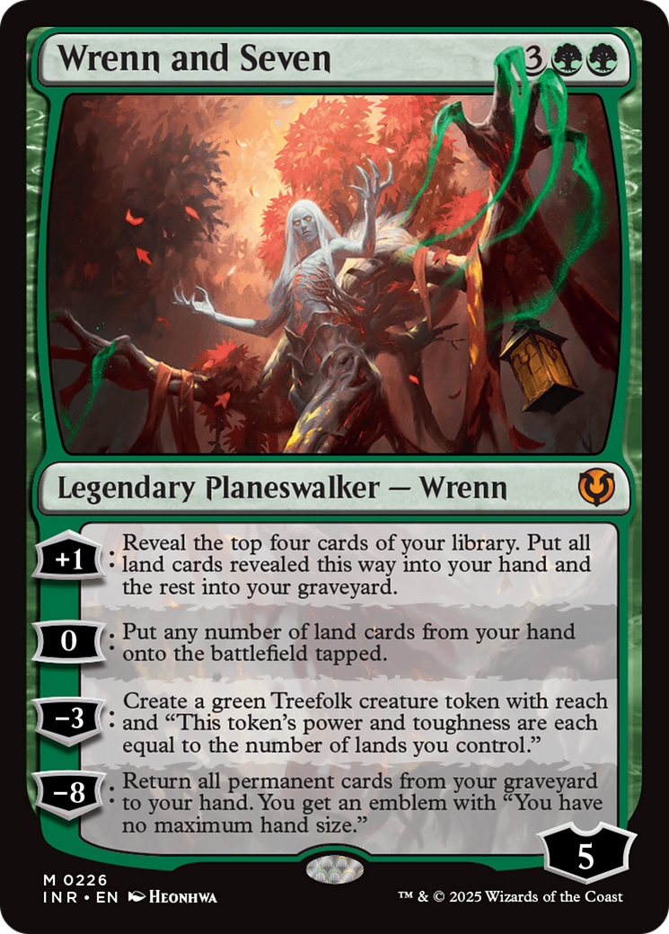 Wrenn and Seven (-226) - Innistrad Remastered - Premium MTG Single from Wizards of the Coast - Just $1.64! Shop now at Game Crave Tournament Store