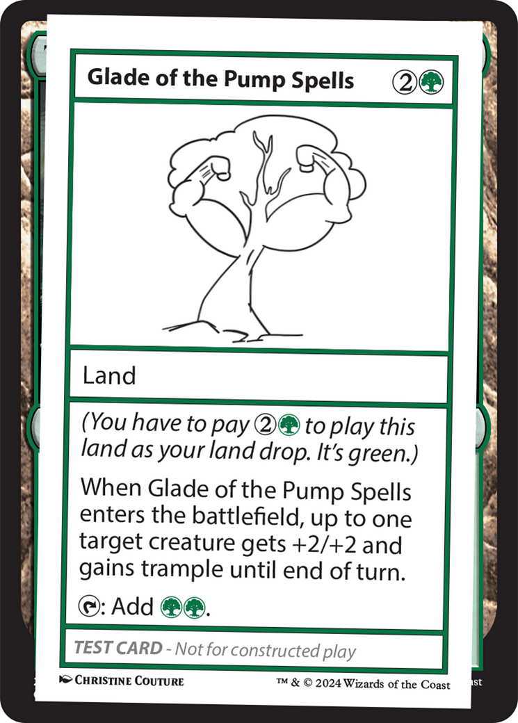 Glade of the Pump Spells (MB2-373) - Mystery Booster 2 - Premium MTG Single from Wizards of the Coast - Just $0.26! Shop now at Game Crave Tournament Store