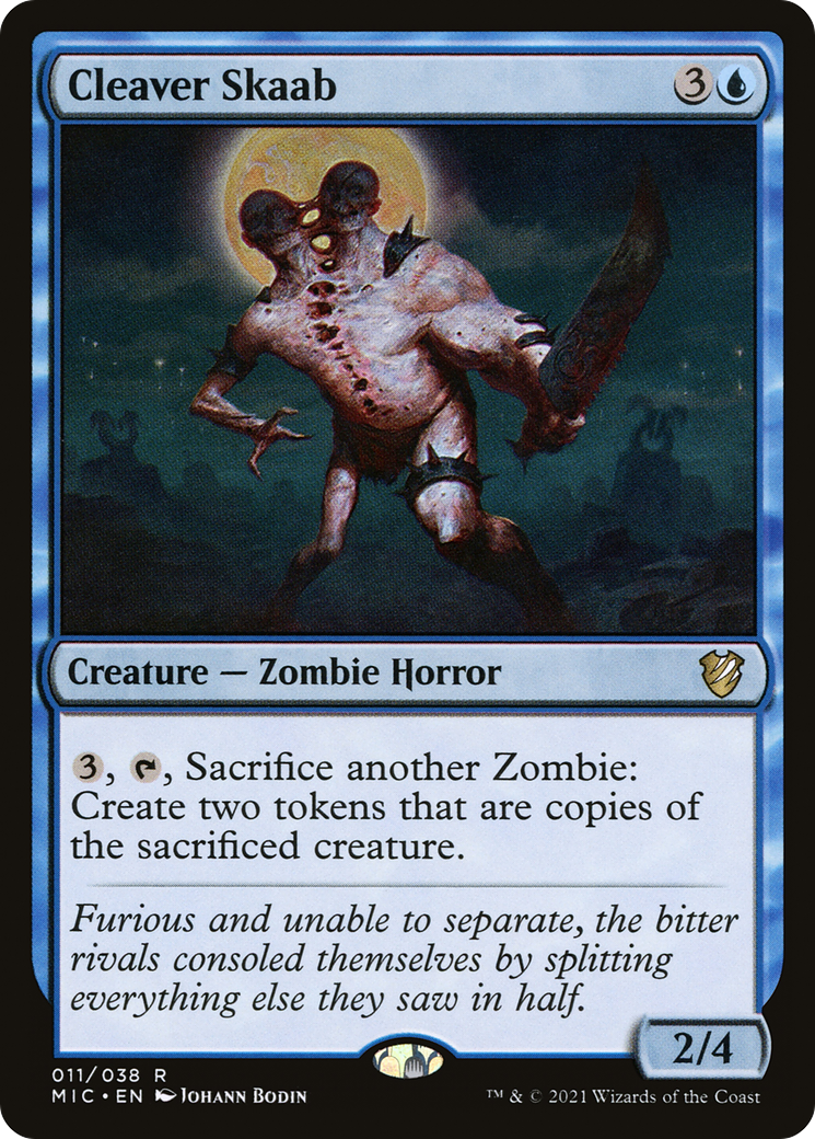 Cleaver Skaab (MIC-011) - Midnight Hunt Commander - Premium MTG Single from Wizards of the Coast - Just $4.63! Shop now at Game Crave Tournament Store