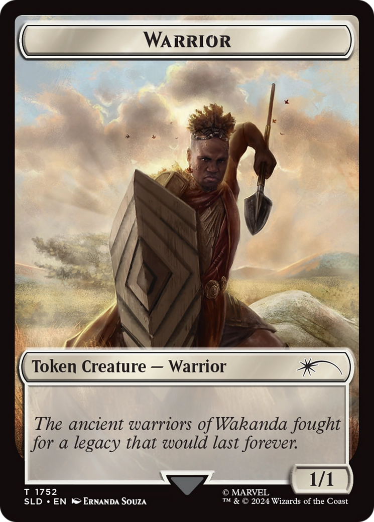 Warrior (SLD-1752) - Secret Lair Drop (Borderless) - Premium MTG Single from Wizards of the Coast - Just $0.59! Shop now at Game Crave Tournament Store