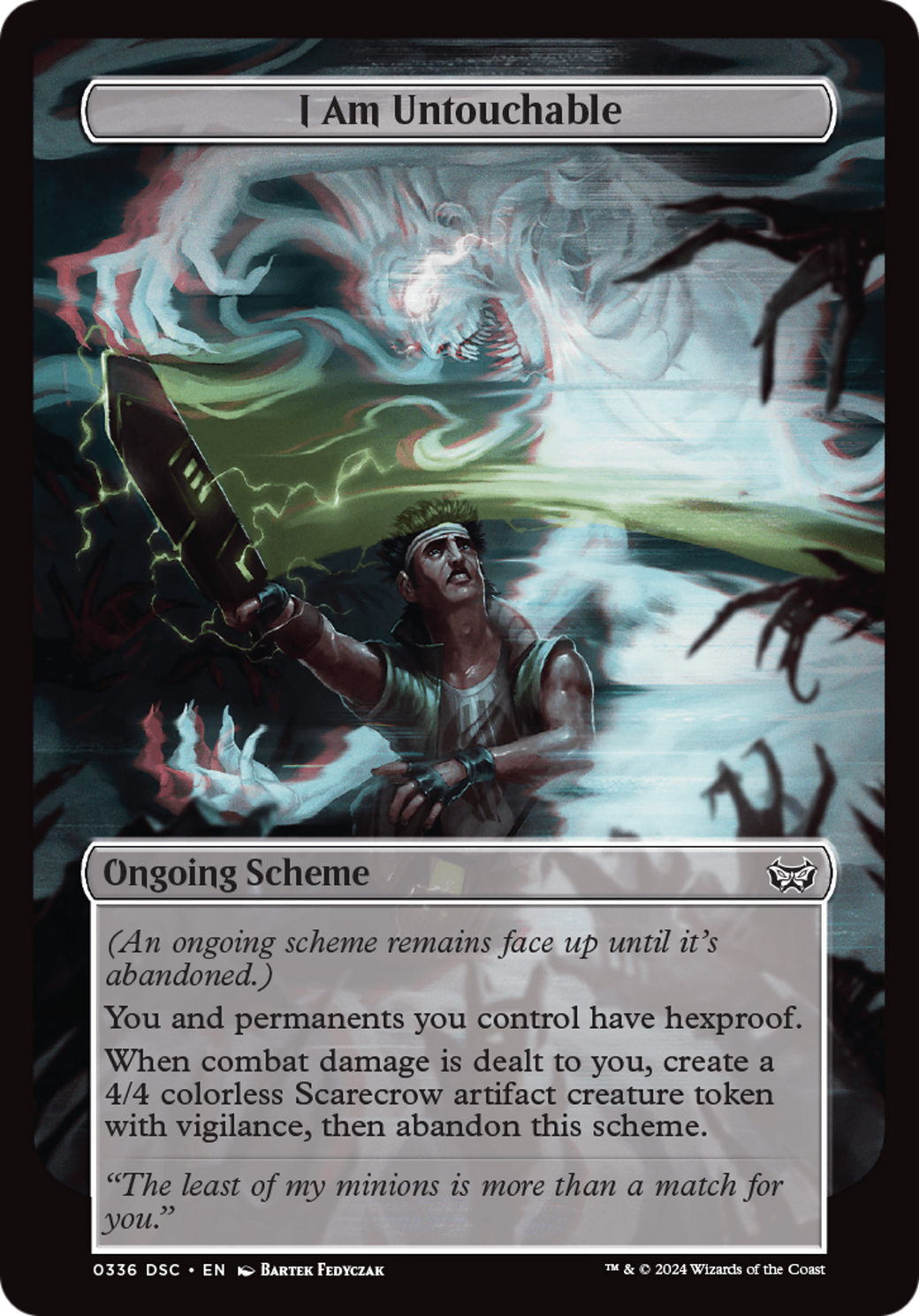 I Am Untouchable (DSC-336) - Duskmourn: House of Horror Commander - Premium MTG Single from Wizards of the Coast - Just $0.36! Shop now at Game Crave Tournament Store