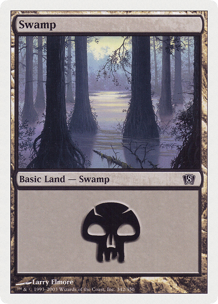 Swamp (8ED-342) - 8th Edition