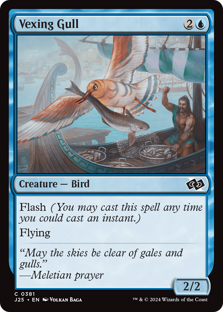 Vexing Gull (J25-381) - Foundations Jumpstart - Premium MTG Single from Wizards of the Coast - Just $0.25! Shop now at Game Crave Tournament Store